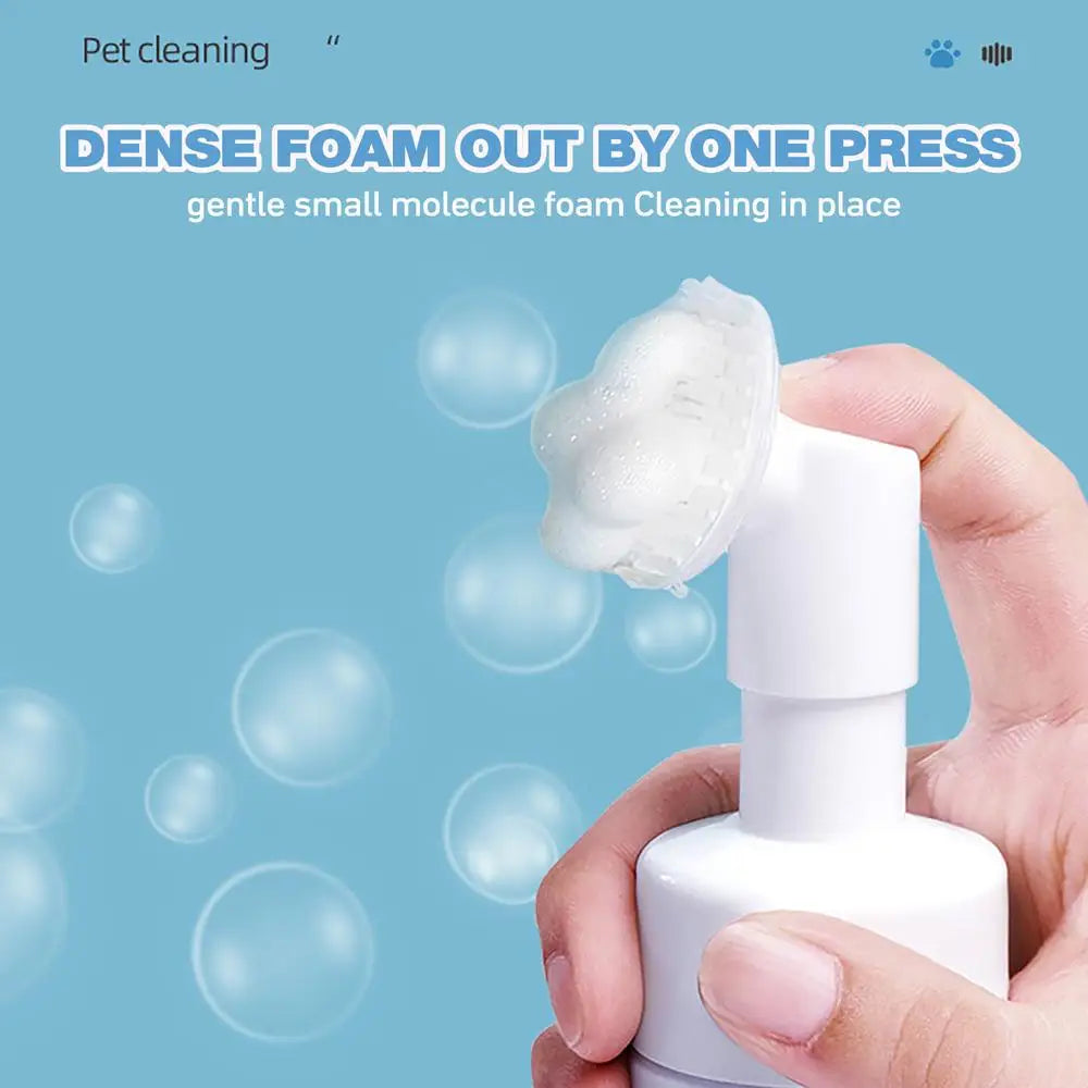 No-Rinse Pets Paw Foaming Cleanser with Brush Head - 150ml pets-park-pk