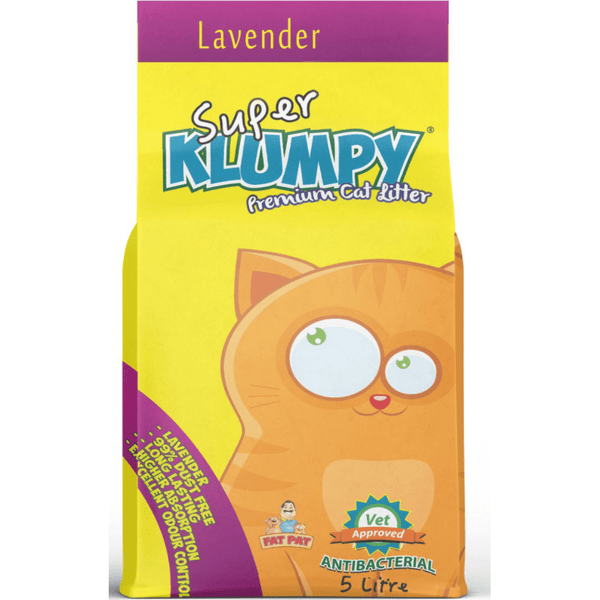Klumpy Cat Litter Super Lavender 5L pets-park-pk