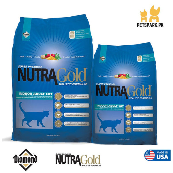NutraGold Holistic Indoor Adult Dry Cat Food 1Kg pets-park-pk