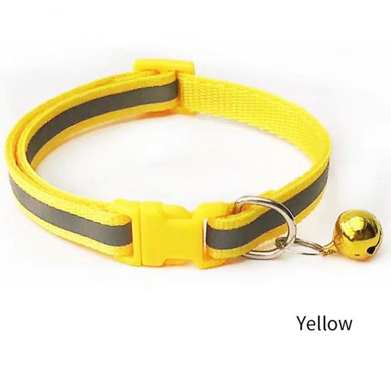 Reflective Cat Collar with Bell Adjustable For Cats pets-park-pk