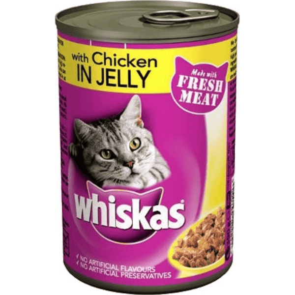 Whiskas Jelly Tin 390gm Cat * 1 pets-park-pk