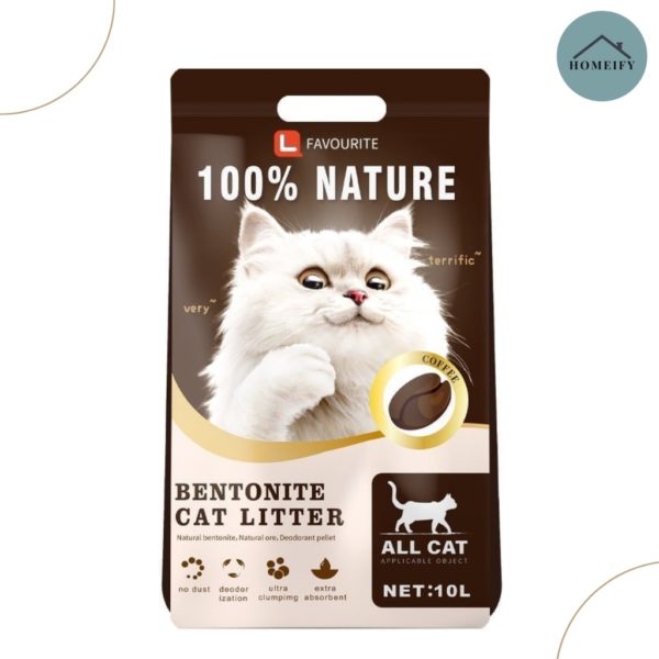 100% Nature Bentonite Cat Litter pets-park-pk