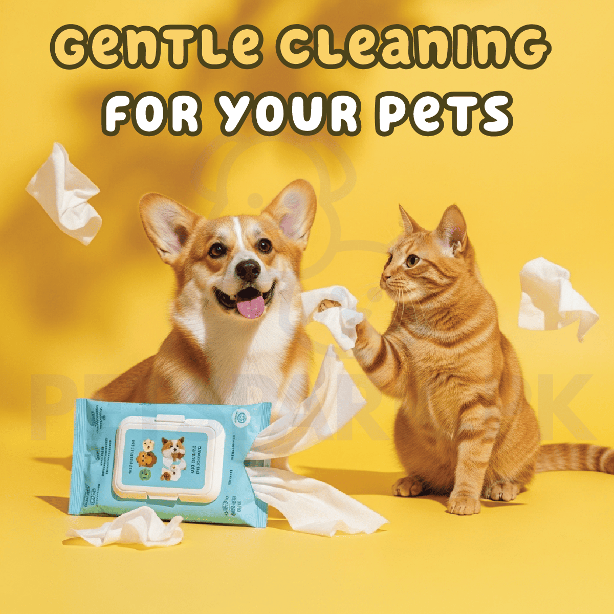 Cat/Dog Cleaning Wipes (100 Pieces)  (Free Delivery)