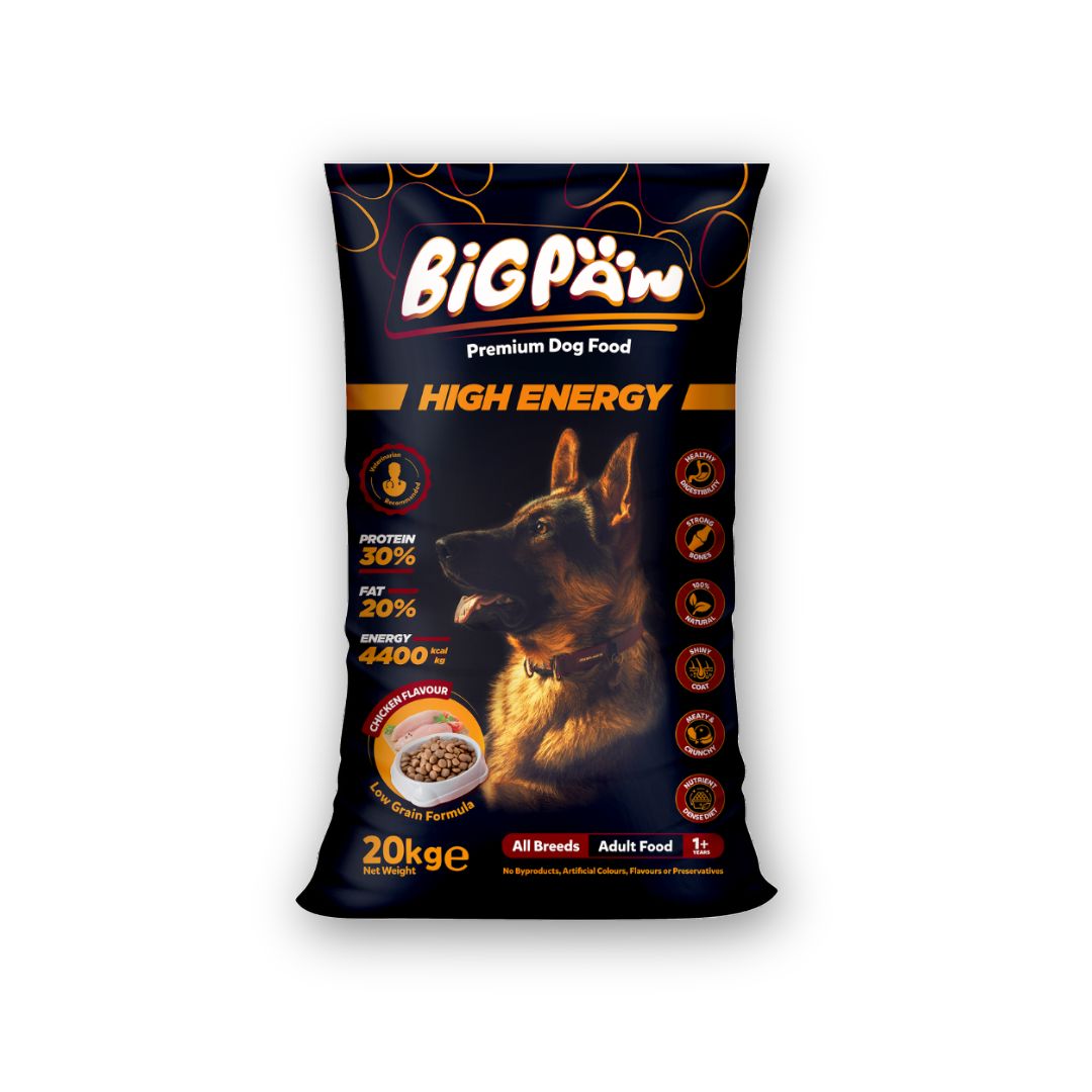 Big Paw High Energy Dog Food 20Kg pets-park-pk