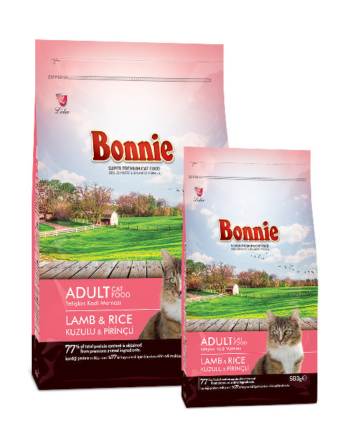 Bonnie Cat Food Lamb & Rice 500Grams pets-park-pk
