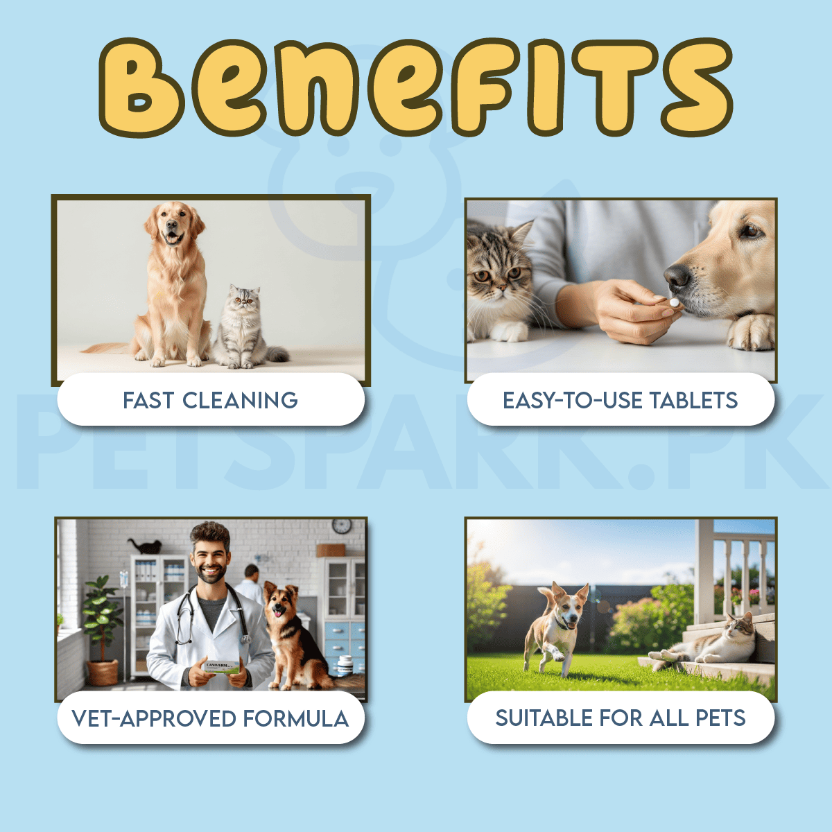 Caniverm Deworming Tablets for Cats & Dogs 01 Tablet pets-park-pk