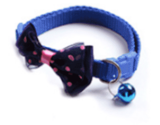Cat Bow Collars with Bell Adjustable For Cats pets-park-pk