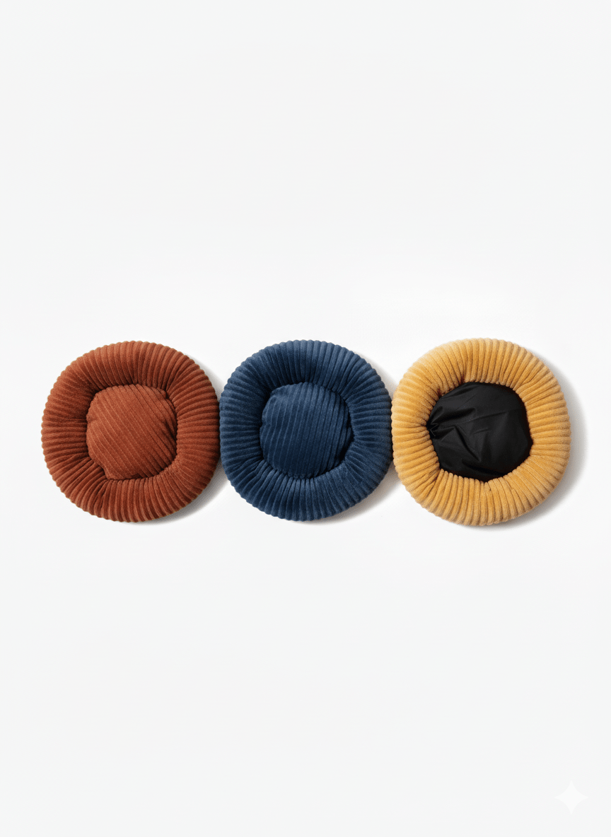 Cat Foam Bed Round pets-park-pk