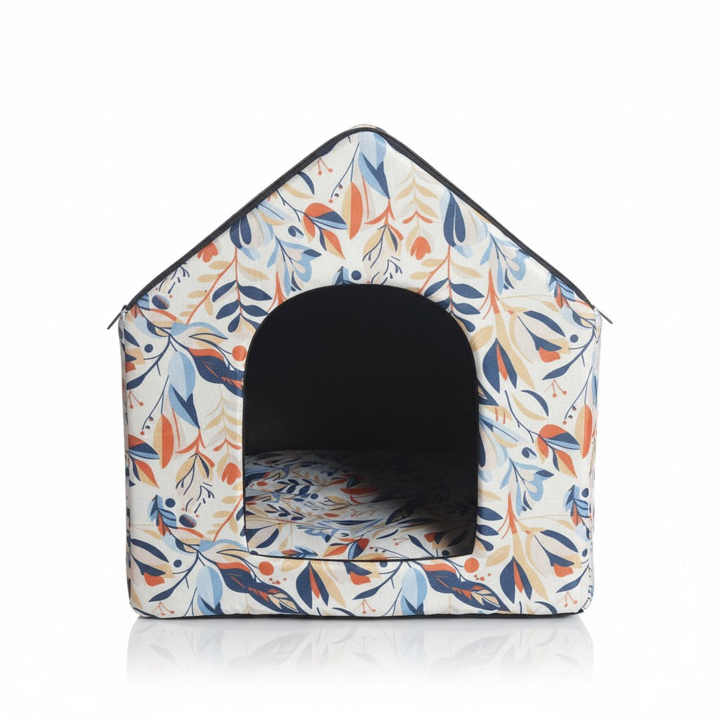 Cat House with Zips Assorted Colors pets-park-pk