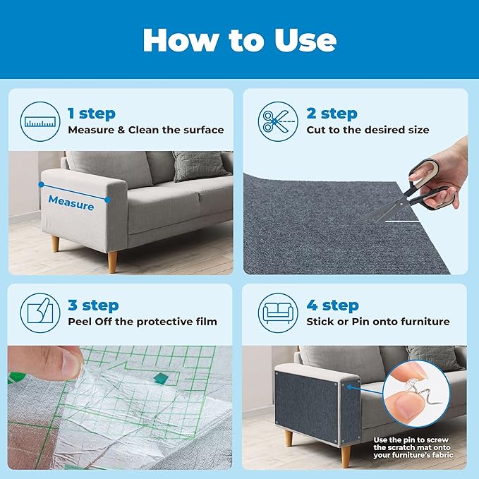 Cat Sticky Sofa Scratching Mat – PetsPark.pk