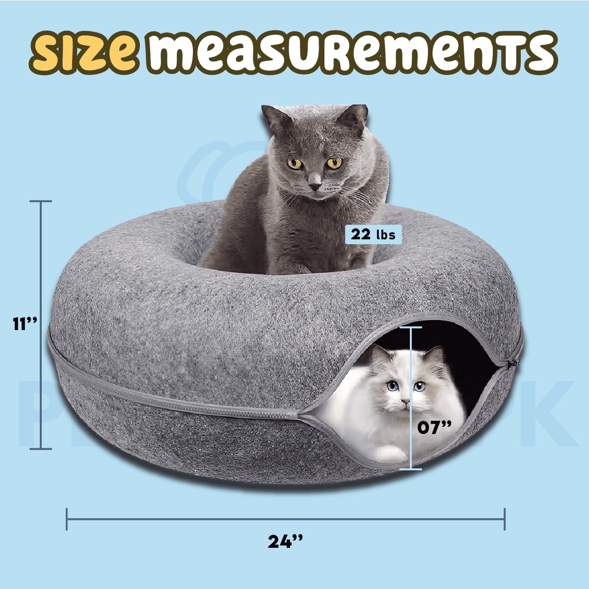 Cat Tunnel Bed for Indoor Cats Extra Large pets-park-pk