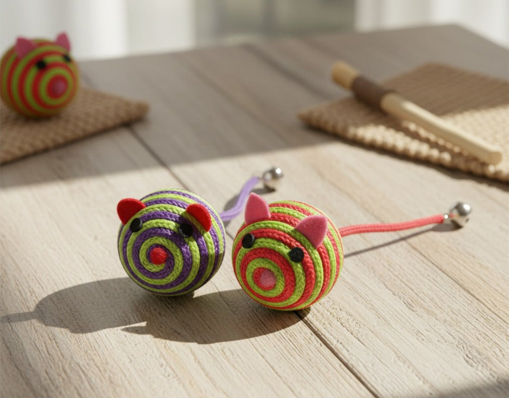 Colorful Cat Sisal Toy pets-park-pk