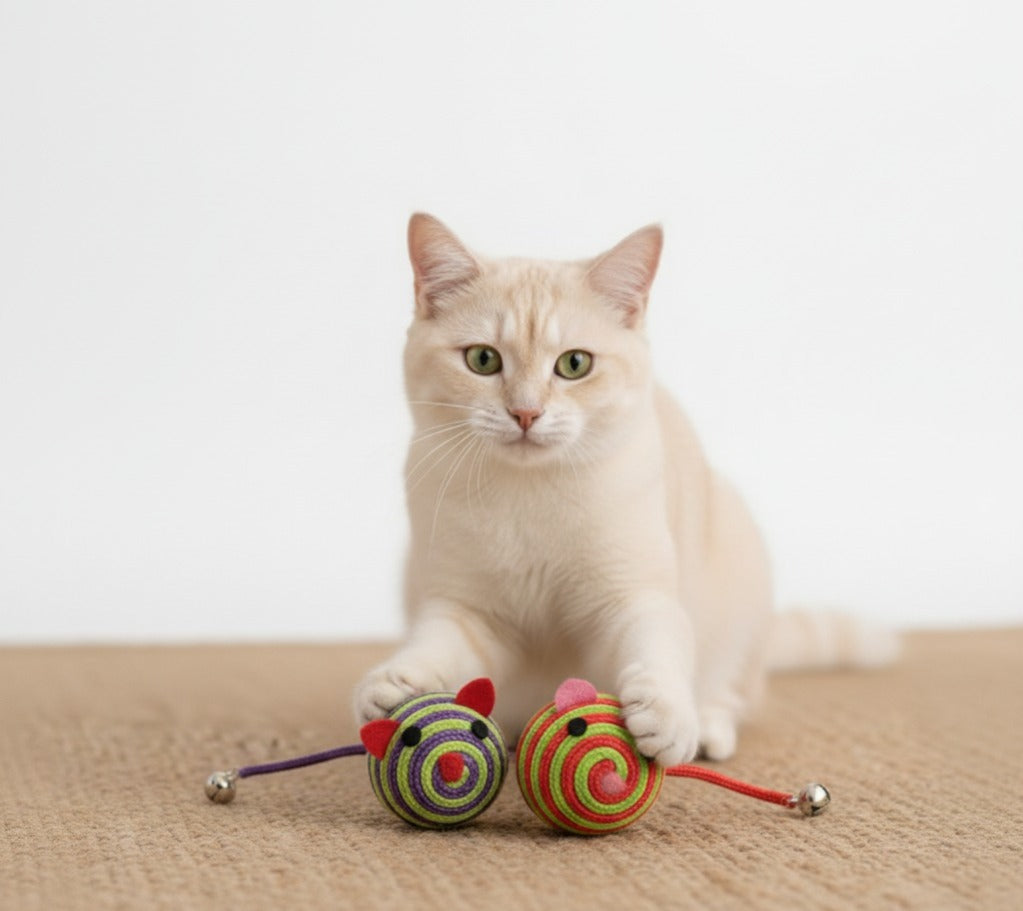Colorful Cat Sisal Toy pets-park-pk