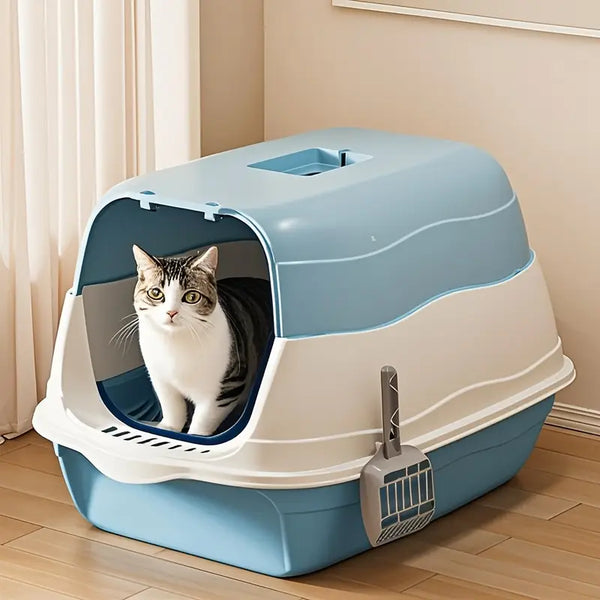 Colorful Kitten Covered Litter Box with Free Scoop pets-park-pk