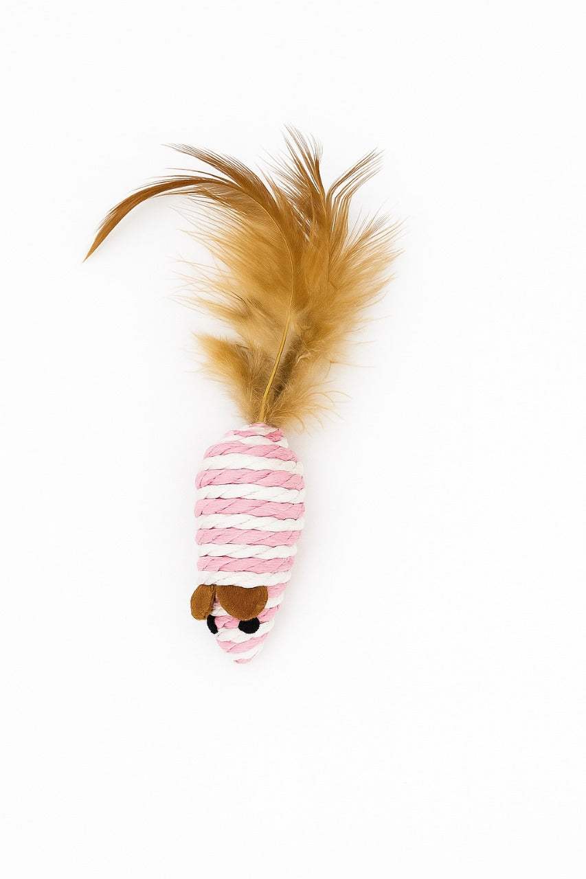 Colorful Rope Sisal Mouse Toy pets-park-pk