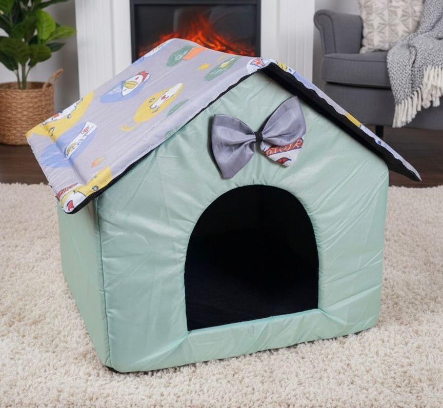 Cozy Cat Bow House pets-park-pk