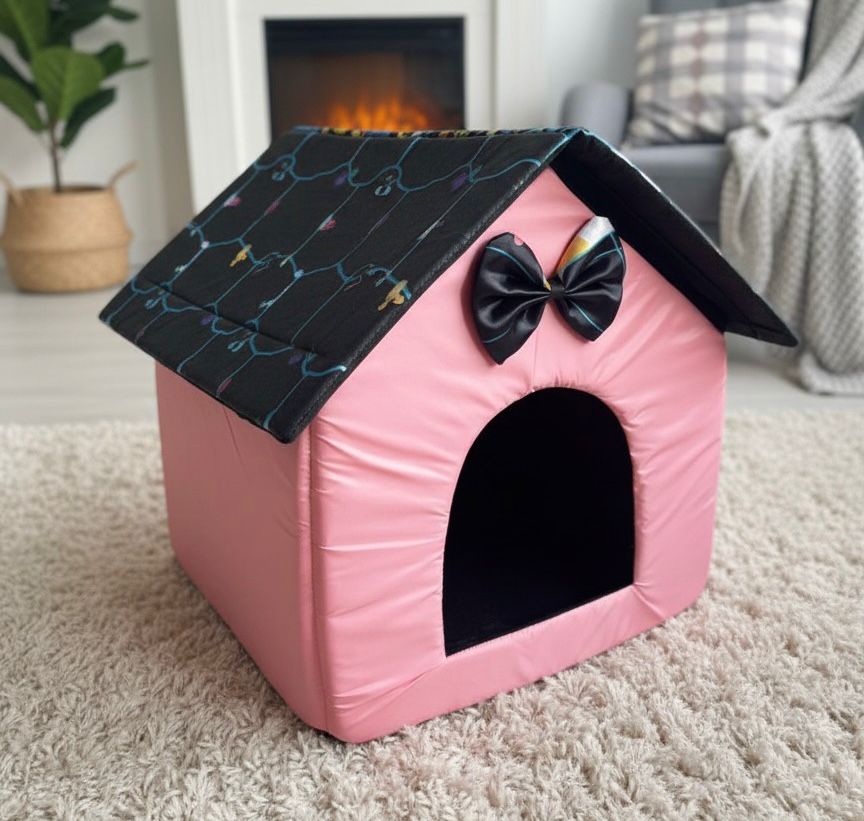 Cozy Cat Bow House pets-park-pk
