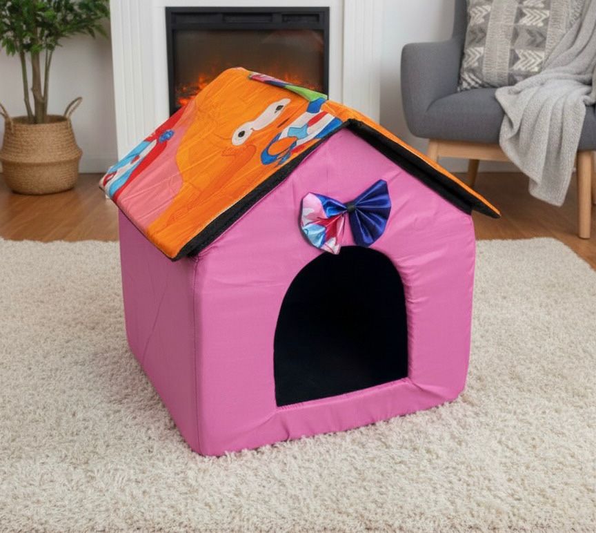 Cozy Cat Bow House pets-park-pk