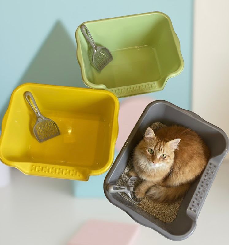 Deep Dish Litter Tray For Cats pets-park-pk