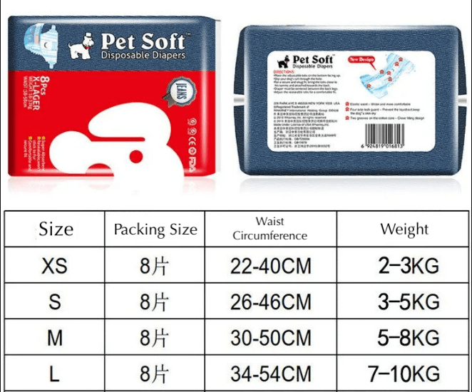 Diapers For Kitten, Cats & Dogs pets-park-pk