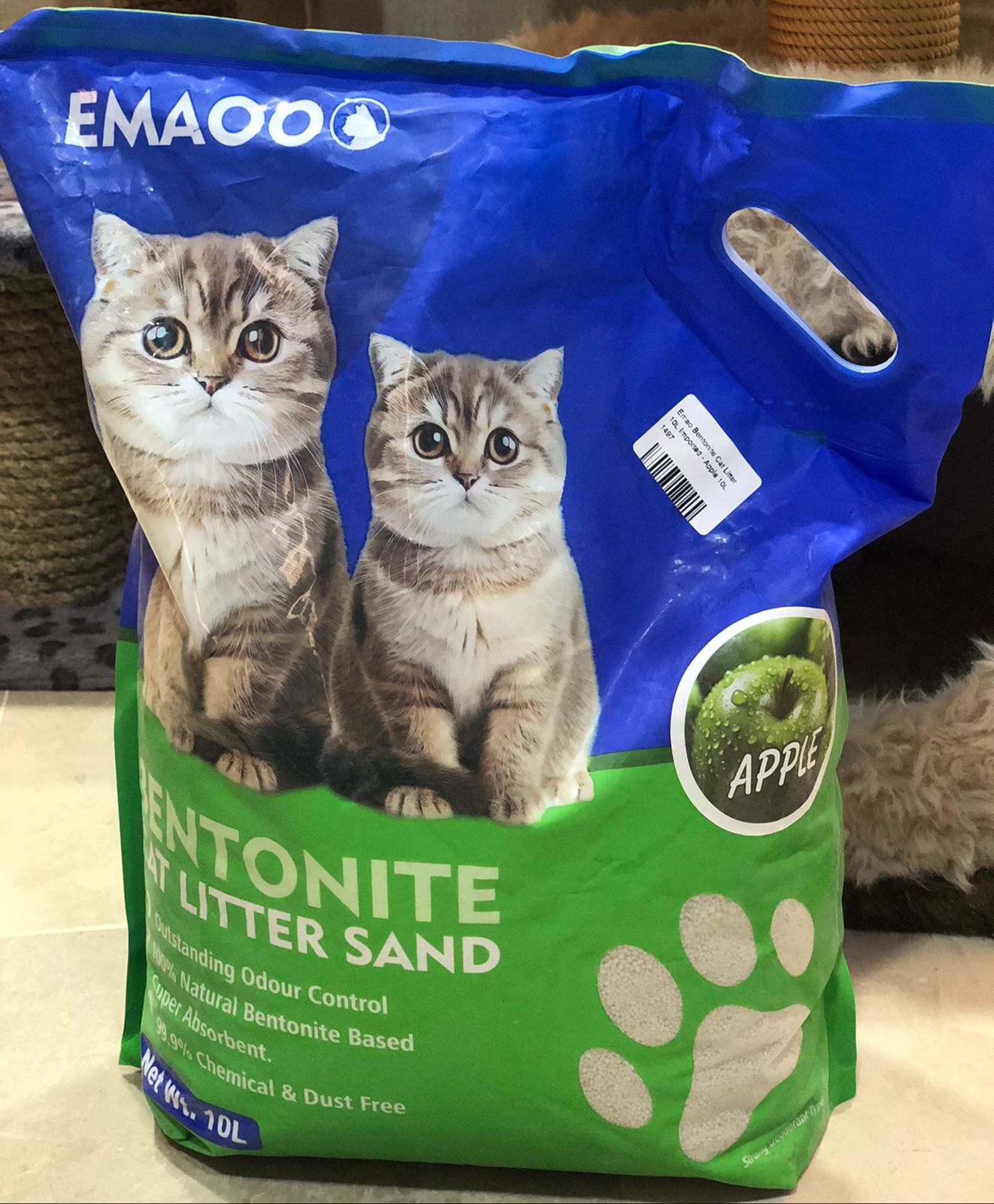 Emao Bentonite Cat Litter 10 Litre Imported pets-park-pk