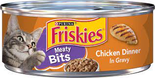 Friskies Meaty Bites Chicken Dinner in Gravy - 156Grams pets-park-pk