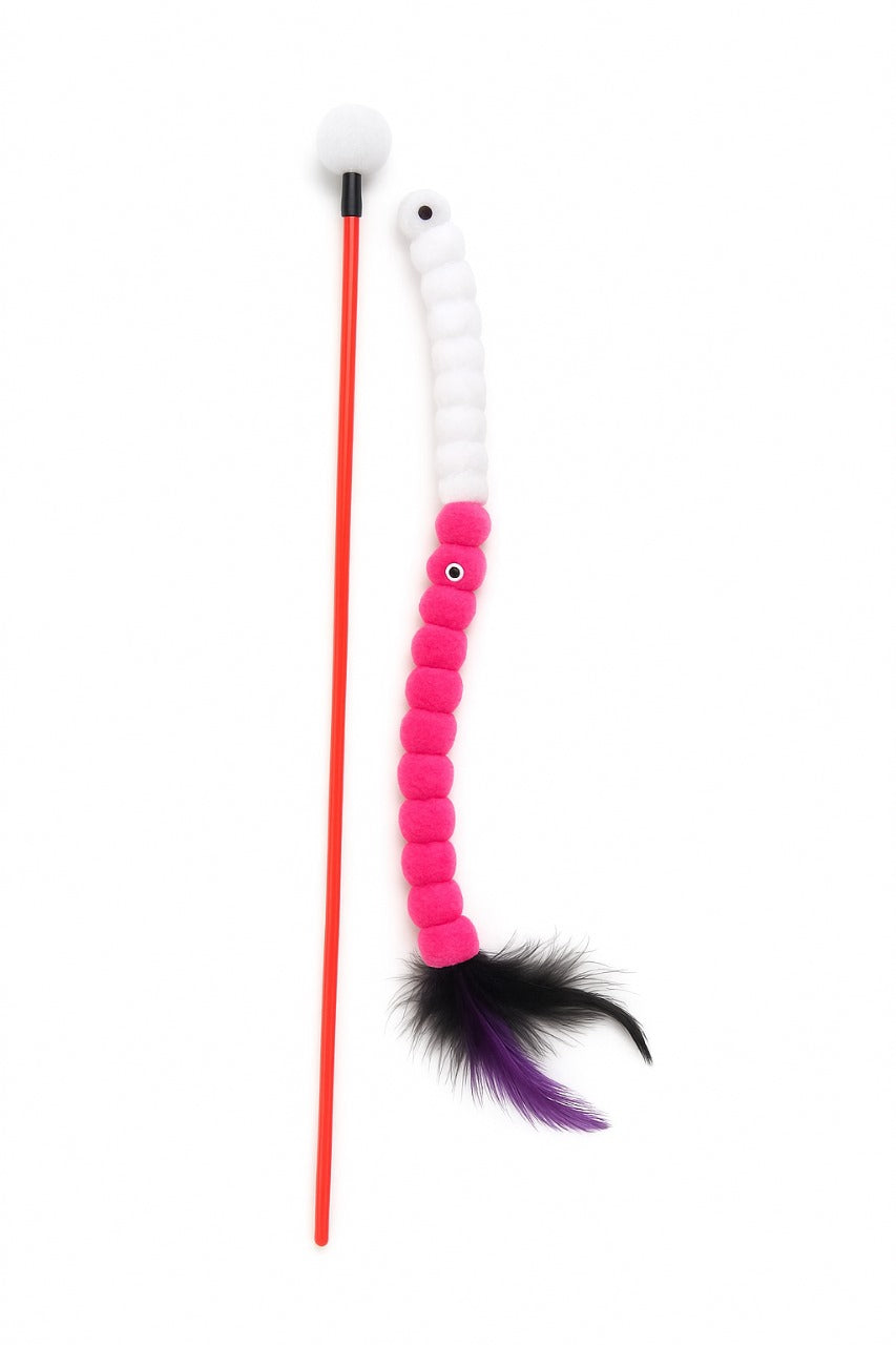 Funny Cat Playing Stick Beads pets-park-pk