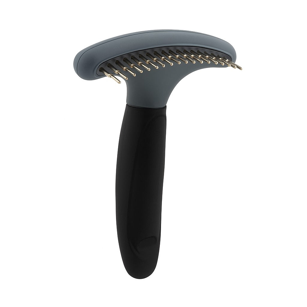 Grooming Rake Deshedding Comb High Quality Black pets-park-pk