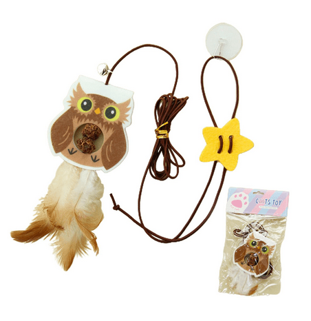 Hanging Kitten/Cat Teaser Toy with Catnip & Silvervine Fruit pets-park-pk