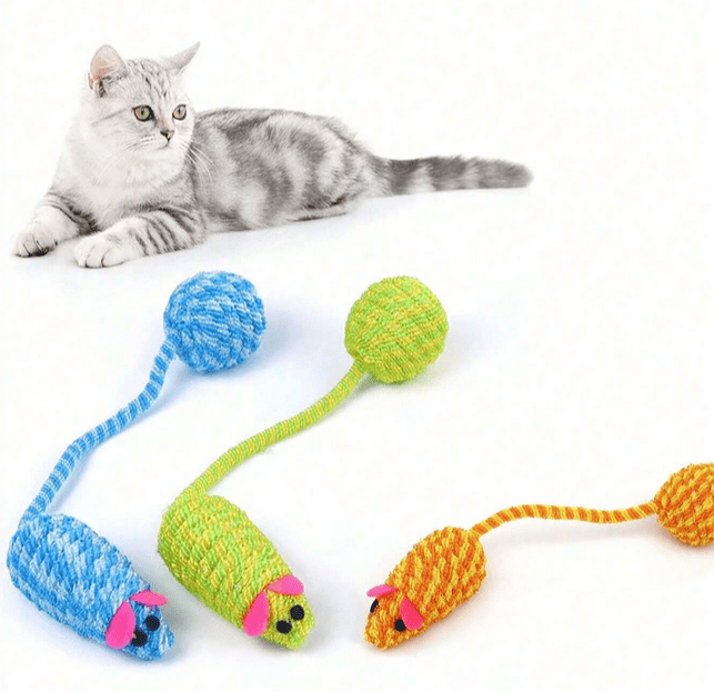 Interactive Cute Cat Teaser Mouse Toy pets-park-pk