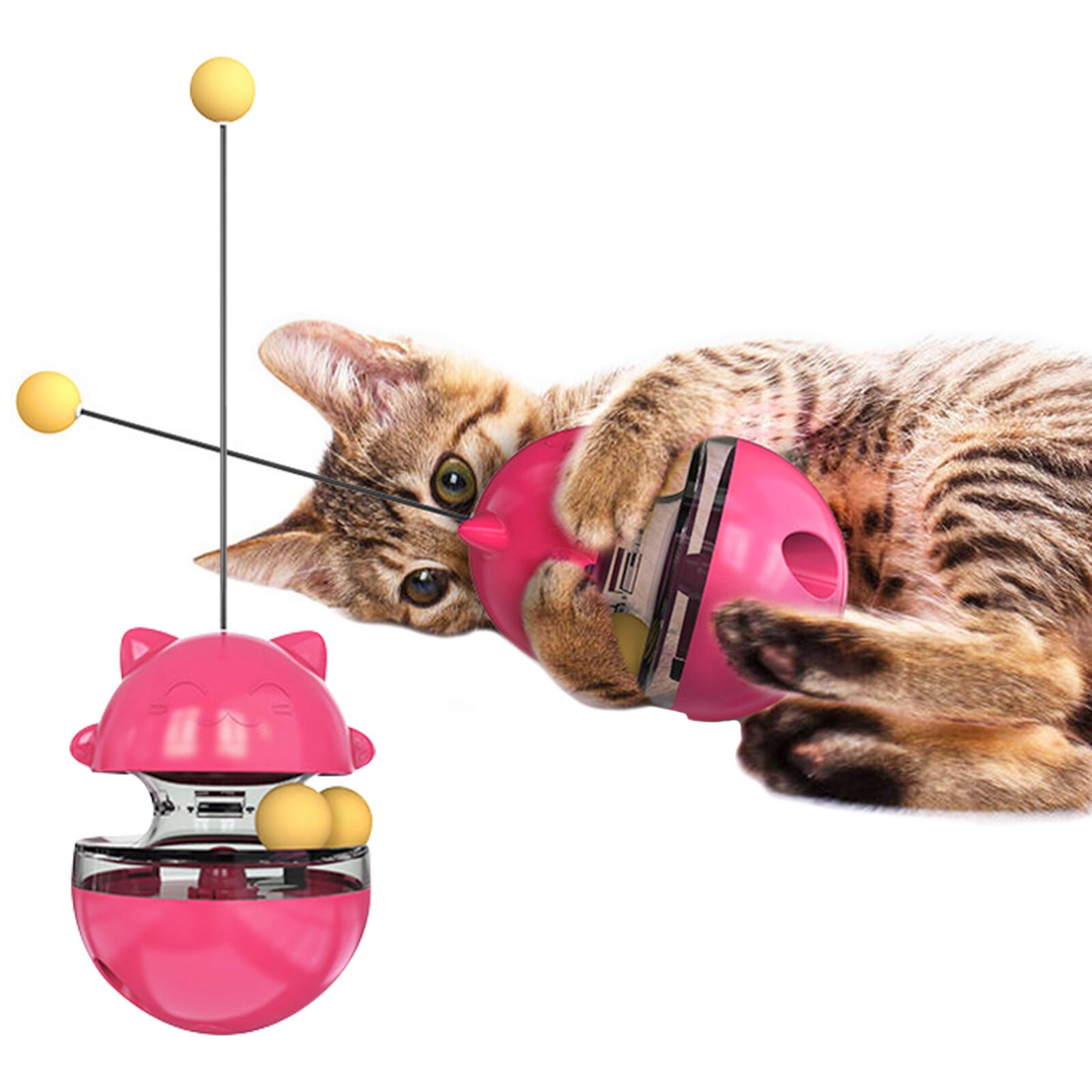 Kitten/Cat Tumbler Treat & Food Dispenser pets-park-pk