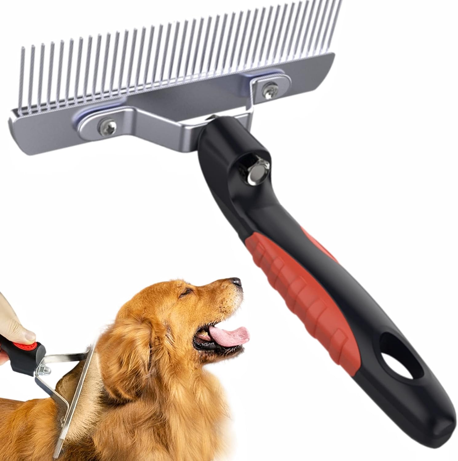 Large Undercoat Rake Comb for Deshedding Dogs & Cats pets-park-pk