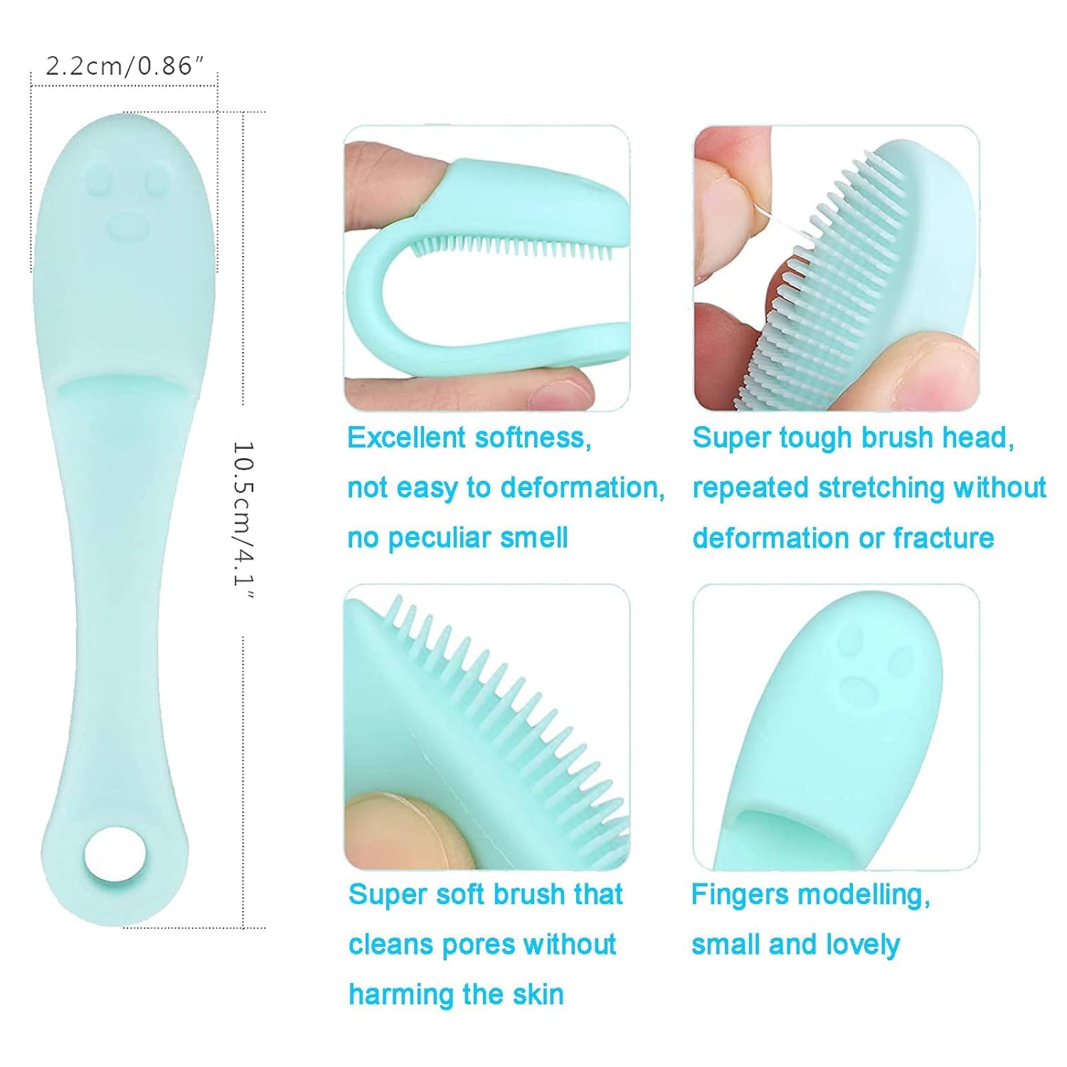 Long Finger Head Soft ToothBrush for Cats & Dogs pets-park-pk