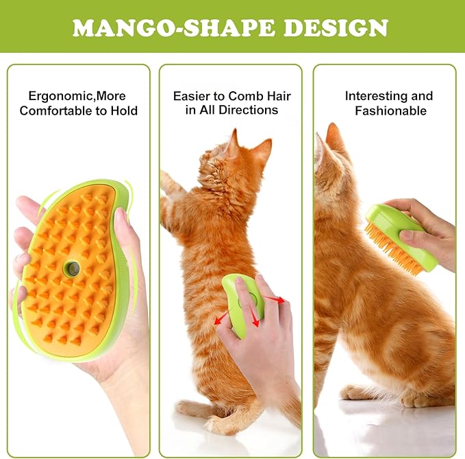 Mango Fur Brush For Cats pets-park-pk