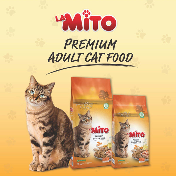 Mito Premium Adult Cat Food 1Kg pets-park-pk