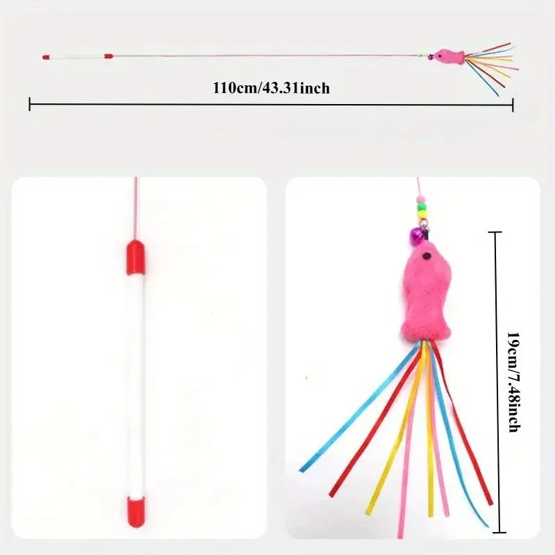 New Long 3 Feet Cat Playing Stick pets-park-pk