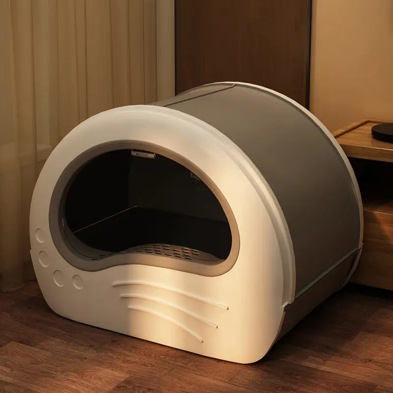 PawPalace Cat Litter Box with Sliding Tray pets-park-pk