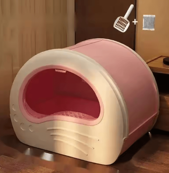 PawPalace Cat Litter Box with Sliding Tray pets-park-pk