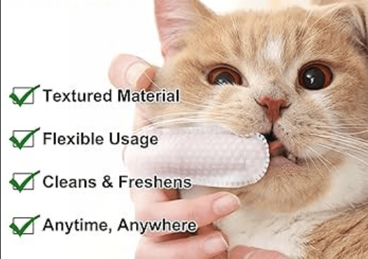 Pet Dental Cleaning Finger Wipes Pack of 3 pets-park-pk