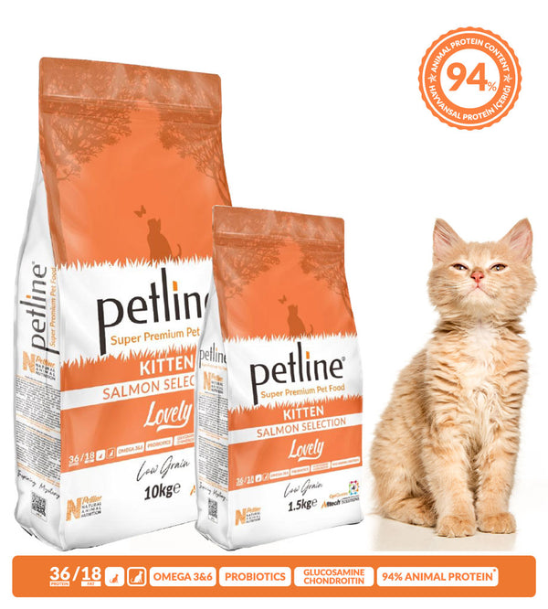 Petline Super Premium Kitten Salmon 1.5Kg pets-park-pk