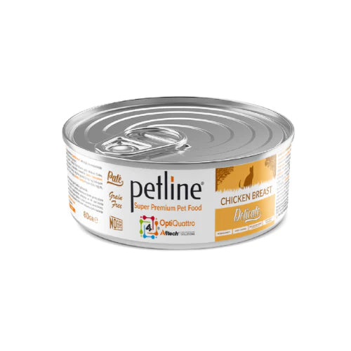 Petline Wet Cat Food - Chicken 80 Gram Pate - Grain Free pets-park-pk