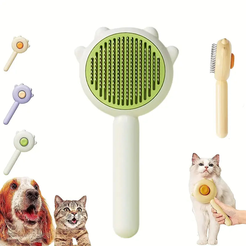 Purrfect Groom Self-Cleaning Cat Brush pets-park-pk