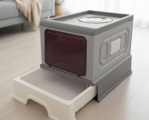 Rectangular Large Litter Box With Free Scoop – PetsPark.pk