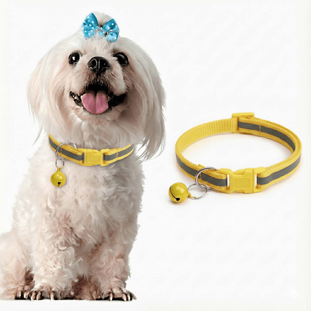 Reflective Cat Collar with Bell (Adjustable) – PetsPark.pk