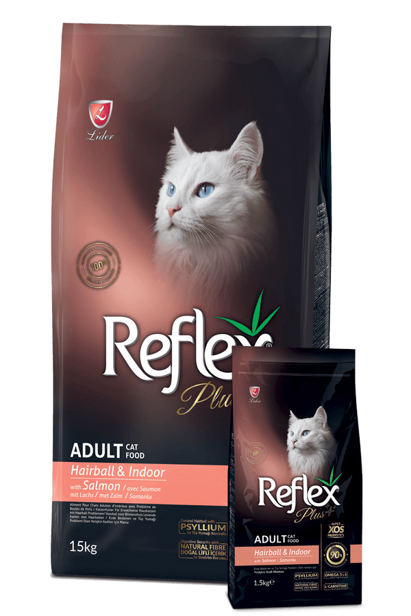 Reflex Plus Cat Food Hairball & Indoor 1.5Kg pets-park-pk