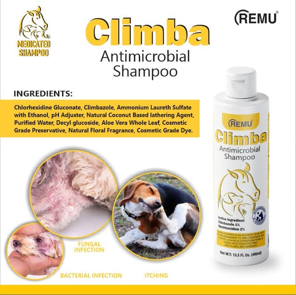 Remu - Climba Medicated Shampoo for Cats and Dogs pets-park-pk