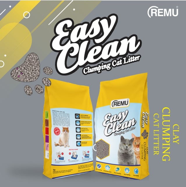 Remu Easy Clean Cat Litter Remu Cat Litter Deodorizer With