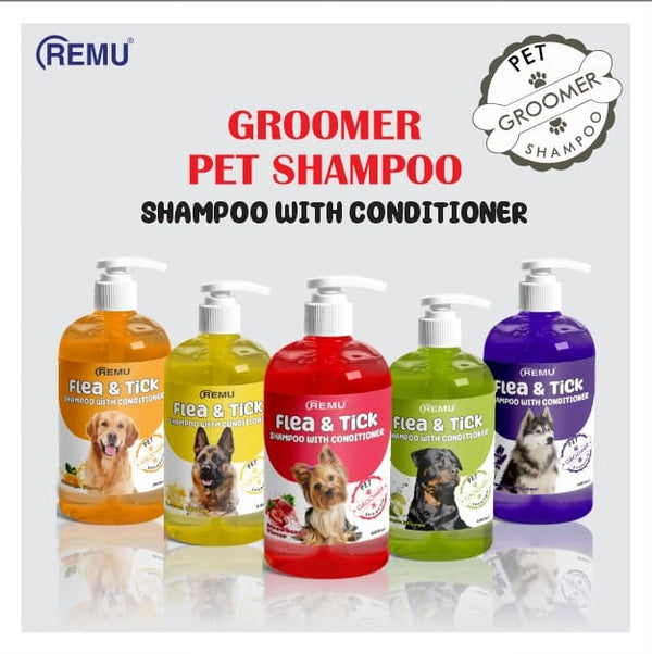 Remu - Groomer Flea & Tick Shampoo with Conditioner pets-park-pk