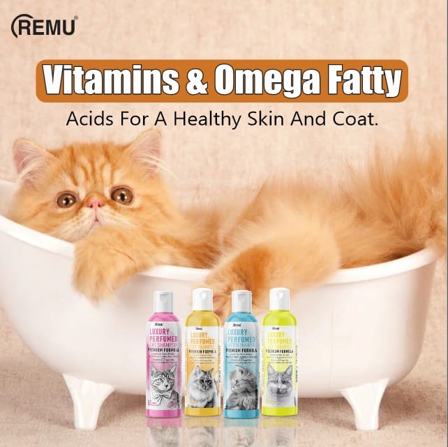 Remu Luxury Perfumed Kitten & Cat Shampoo pets-park-pk