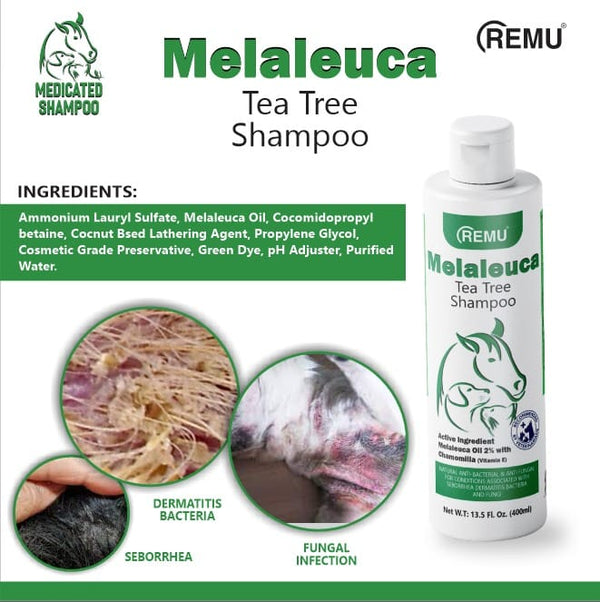 Remu - Tea Tree Oil Medicated Shampoo for Cats and Dogs pets-park-pk